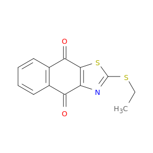 Naphtho[2,3-d]thiazole-4,9-dione, 2-(ethylthio)-