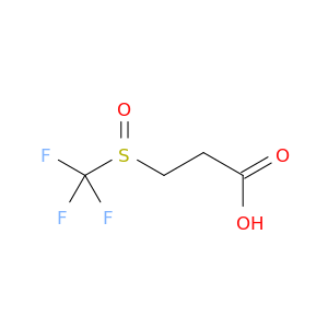 3-Trifluoromethanesulfinylpropanoic Acid