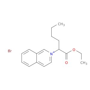 Isoquinolinium, 2-[1-(ethoxycarbonyl)pentyl]-, bromide
