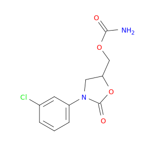 2-Oxazolidinone,5-[[(aminocarbonyl)oxy]methyl]-3-(3-chlorophenyl)-