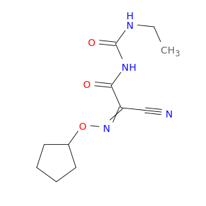 Acetamide, 2-cyano-2-[(cyclopentyloxy)imino]-N-[(ethylamino)carbonyl]-