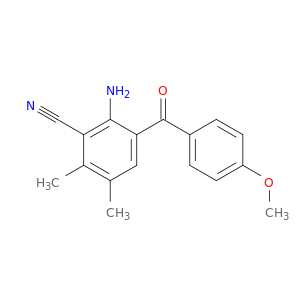 Benzonitrile, 2-amino-3-(4-methoxybenzoyl)-5,6-dimethyl-