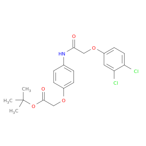 TERT-BUTYL 2-[4-[[2-(3,4-DICHLOROPHENOXY)ACETYL]AMINO]PHENOXY]ACETATE