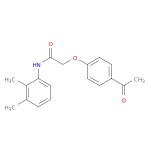 2-(4-ACETYLPHENOXY)-2',3'-DIMETHYLACETANILIDE