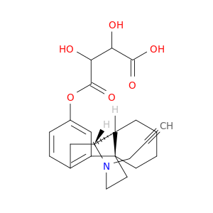 (-)-17-(2-PROPYNYL)MORPHINAN-3-OL TARTRATE