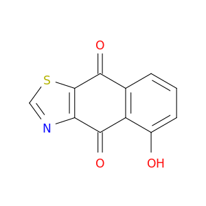 Naphtho[2,3-d]thiazole-4,9-dione, 5-hydroxy-