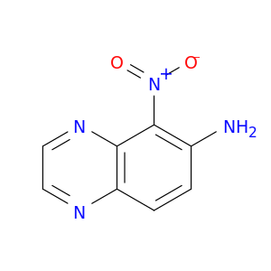 6-Quinoxalinamine, 5-nitro-