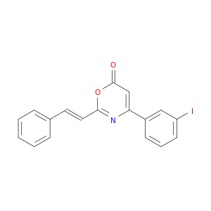 4-(3-iodophenyl)-2-[(E)-2-phenylethenyl]-1,3-oxazin-6-one