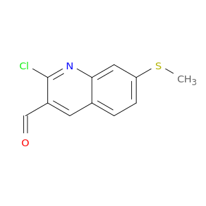 2-Chloro-7-(methylthio)quinoline-3-carbaldehyde