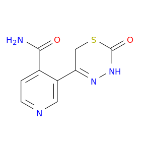 4-Pyridinecarboxamide, 3-(3,6-dihydro-2-oxo-2H-1,3,4-thiadiazin-5-yl)-