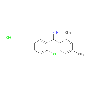 (2-chlorophenyl)(2,4-dimethylphenyl)methanamine hydrochloride