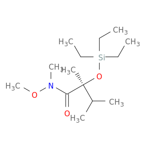 BUTANAMIDE, N-METHOXY-N,2,3-TRIMETHYL-2-[(TRIETHYLSILYL)OXY]-, (2S)-