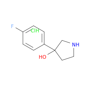3-(4-Fluorophenyl)pyrrolidin-3-ol hydrochloride