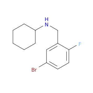 4-Bromo-2-(cyclohexylaminomethyl)-1-fluorobenzene