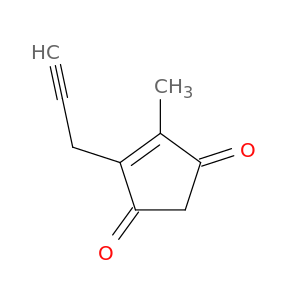 4-Cyclopentene-1,3-dione, 4-methyl-5-(2-propynyl)-