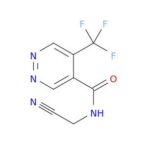 4-Pyridazinecarboxamide, N-(cyanomethyl)-5-(trifluoromethyl)-