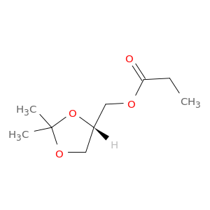 1,3-Dioxolane-4-methanol, 2,2-dimethyl-, propanoate, (4S)-