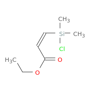 2-Propenoic acid, 3-(chlorodimethylsilyl)-, ethyl ester, (Z)-