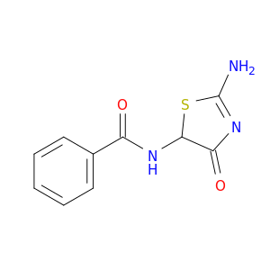 Benzamide, N-(2-amino-4,5-dihydro-4-oxo-5-thiazolyl)-