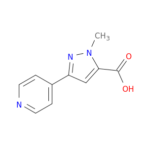 1-methyl-3-(pyridin-4-yl)-1h-pyrazole-5-carboxylic acid