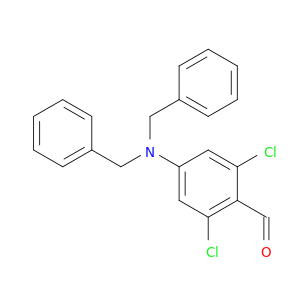 Benzaldehyde, 4-[bis(phenylmethyl)amino]-2,6-dichloro-