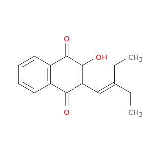 1,4-Naphthalenedione, 2-(2-ethyl-1-butenyl)-3-hydroxy-