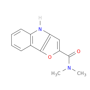 4H-Furo[3,2-b]indole-2-carboxamide, N,N-dimethyl-