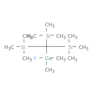 Silane, [(fluorodimethylgermyl)methylidyne]tris[trimethyl-