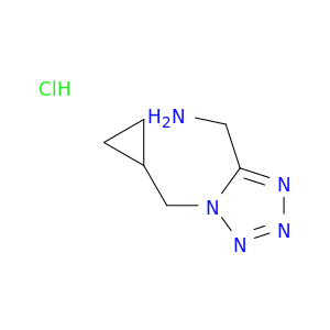 [1-(cyclopropylmethyl)-1H-1,2,3,4-tetrazol-5-yl]methanamine hydrochloride