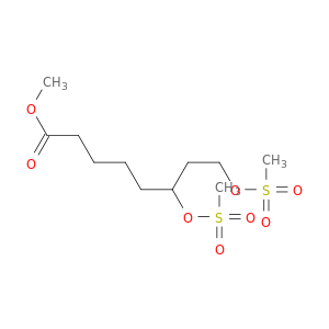 Octanoic acid, 6,8-bis[(methylsulfonyl)oxy]-, methyl ester