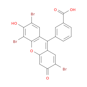 Benzoic acid, 3-(2,5,7-tribromo-6-hydroxy-3-oxo-3H-xanthen-9-yl)-