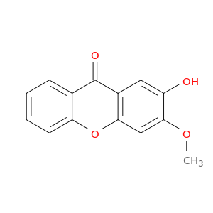 9H-Xanthen-9-one, 2-hydroxy-3-methoxy-
