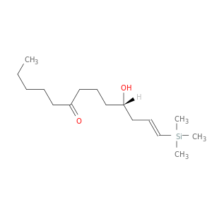 12-Tridecen-6-one, 10-hydroxy-13-(trimethylsilyl)-, (10S,12E)-