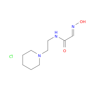 Acetamide,2-(hydroxyimino)-N-[2-(1-piperidinyl)ethyl]-, hydrochloride (1:1)