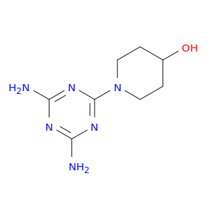 4-Piperidinol,1-(4,6-diamino-1,3,5-triazin-2-yl)-
