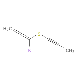 Potassium, [1-(1-propynylthio)-1,2-propadienyl]-