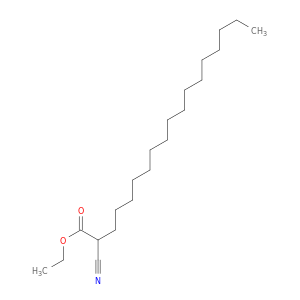 Octadecanoic acid, 2-cyano-, ethyl ester