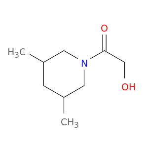Piperidine, 1-(hydroxyacetyl)-3,5-dimethyl-