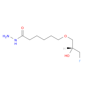 Hexanoic acid, 6-[(2R)-3-fluoro-2-hydroxypropoxy]-, hydrazide