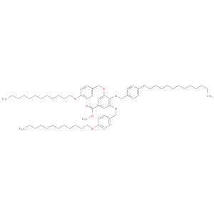 Benzoic acid, 3,4,5-tris[[4-(dodecyloxy)phenyl]methoxy]-, methyl ester