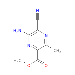 2-Pyrazinecarboxylicacid, 6-amino-5-cyano-3-methyl-, methyl ester