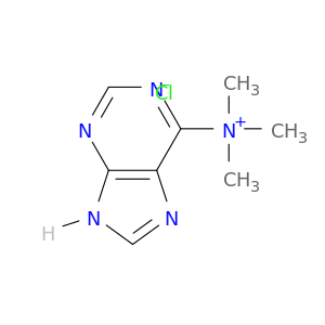 9H-嘌呤-6-氨基,N,N,N-三甲基-,氯(1：1)