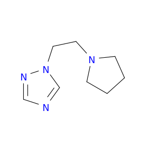 1-(2-PYRROLIDINYLETHYL)-1H-1,2,4-TRIAZOLE