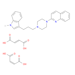 2-(4-(3-(3-INDOLYL)PROPYL)-(PIPERAZIN-1-YL))QUINOLINE DIMALEATE
