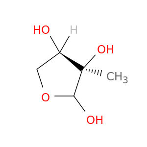 2,3,4-Furantriol, tetrahydro-3-methyl-, (3R,4R)-