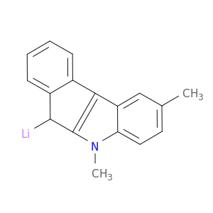 Lithium, (5,6-dihydro-2,5-dimethylindeno[2,1-b]indol-6-yl)-