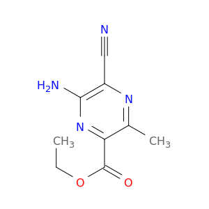 2-Pyrazinecarboxylicacid, 6-amino-5-cyano-3-methyl-, ethyl ester