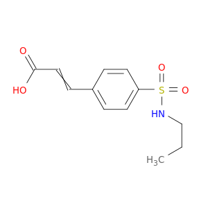 3-[4-(Propylsulfamoyl)phenyl]prop-2-enoic Acid