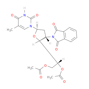 [(1R)-2-acetyloxy-1-[(2S,3S,5R)-3-(1,3-dioxoisoindol-2-yl)-5-(5-methyl-2,4-dioxo-pyrimidin-1-yl)oxolan-2-yl]ethyl] acetate