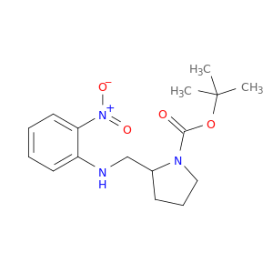 2-[(2-硝基-苯基氨基)-甲基]-吡咯烷-1-羧酸叔丁基酯